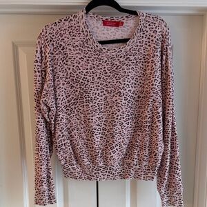 n:PHILANTHROPY Pink Leopard Print Sweatshirt